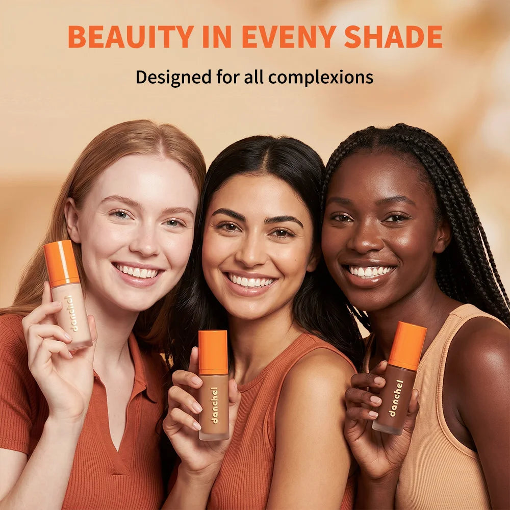 2 in1 Concealer & Foundation Long-lasting Hold Velvet Matte Finish High Coverage Oil Control Skincare Matte Concealer Foundation
