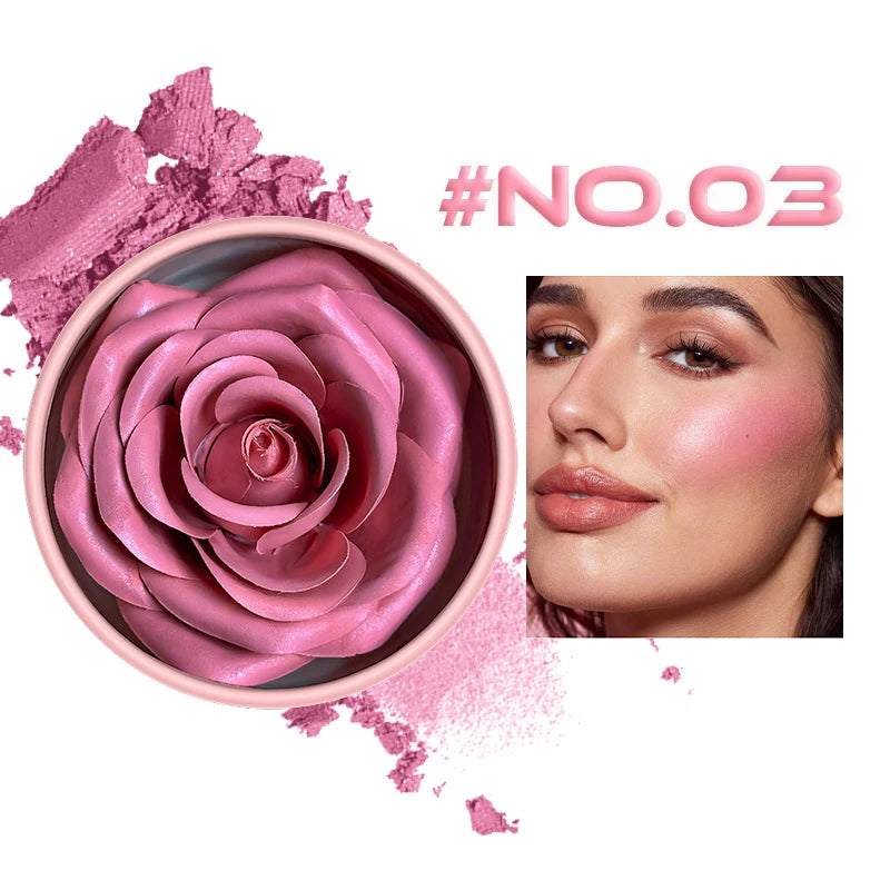 Single Color Matte Petal Blush Palette Highgloss Contouring Cream Contour Makeup Rouge for Women Beauty Cosmetics Makeup Palette - AliExpress 66