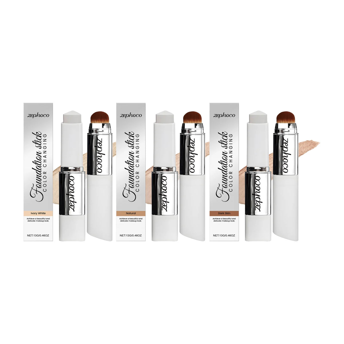 Color Changing Concealer Foundation Stick Lightweight Hydrating Brightening Matte Clear Creamy Smooth Pore Filler Fine Line 13g - AliExpress 66