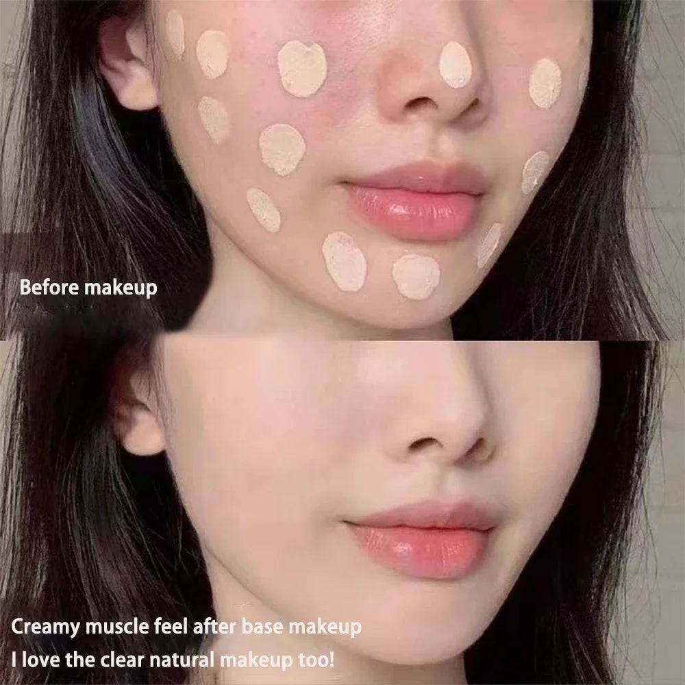 Liquid foundation naturally brightens makeup, it's not easy to get stuck. Powder isolation bb cream, plain face cream, concealer - AliExpress 66