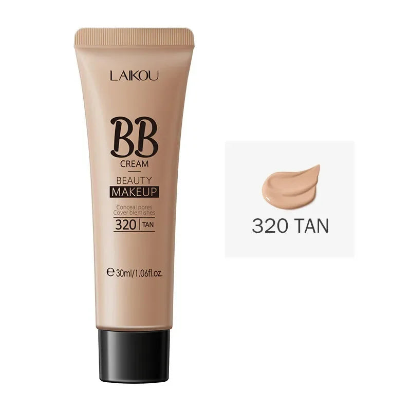 LAIKOU BB Cream 18 Hour Longlasting Liquid Foundation Waterproof Anti-acne Marks Flawless Natural Face Base Makeup Moisturize - AliExpress 66