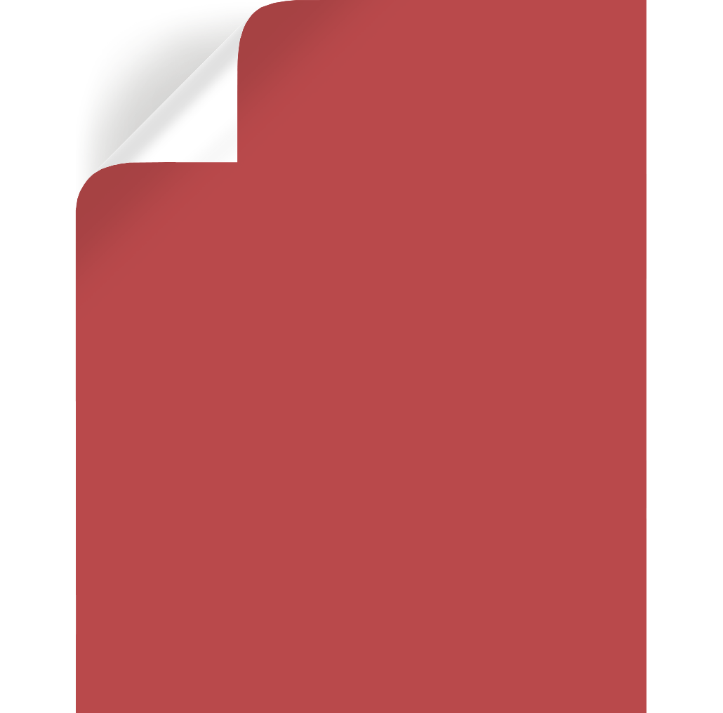 tomato red paint peel and stick sample